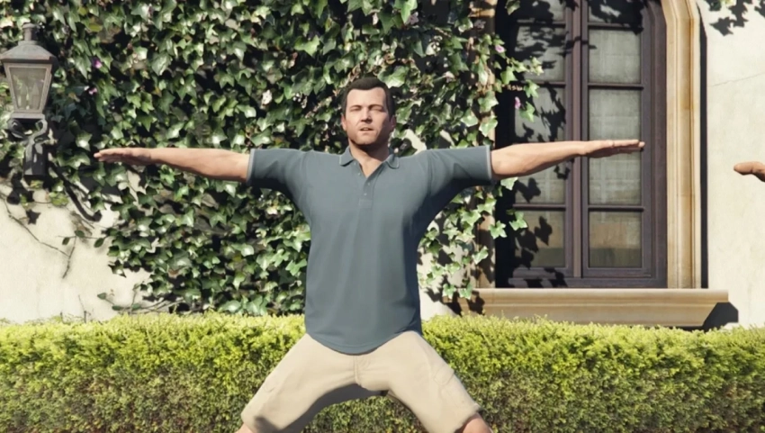 Актёр Майкла из GTA 5 «надрывался» восемь часов ради съёмок миссии с мини-игрой про йогу